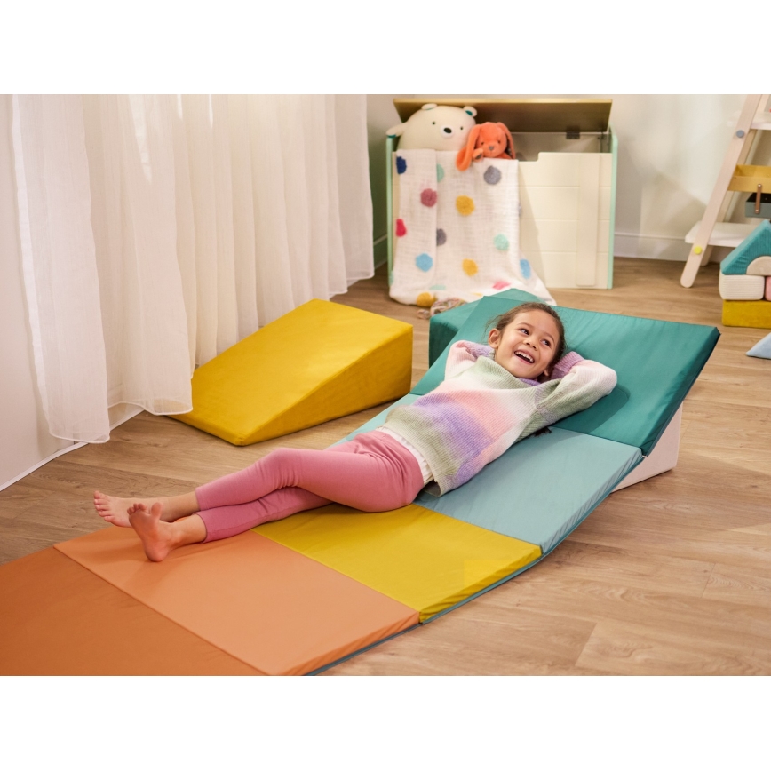 B-Toys - Vaahtomuovinen taitettava leikkimatto WONDERTUMBLE 72x175 cm
