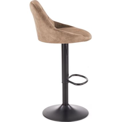 Baari tuoli 106x47 cm musta/ruskea