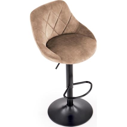 Baari tuoli 106x47 cm musta/ruskea