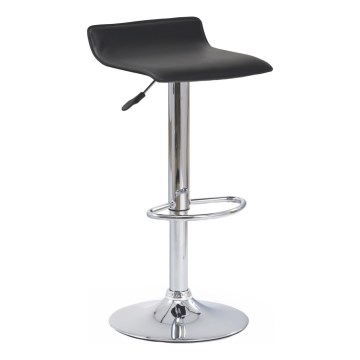 Baari tuoli 84x40 cm musta/kiiltävä kromi