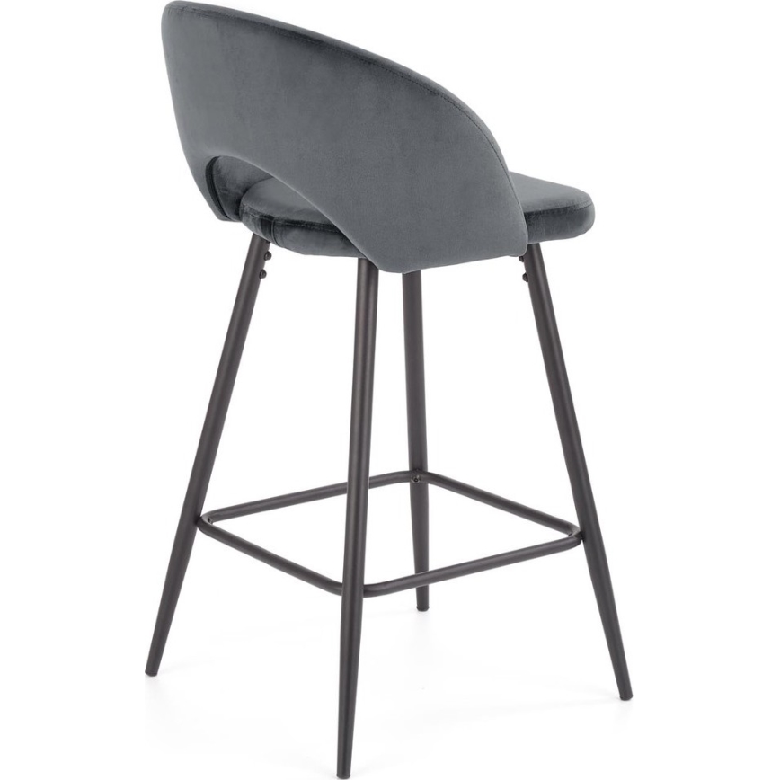 Baarijakkara 89x49 cm harmaa/musta