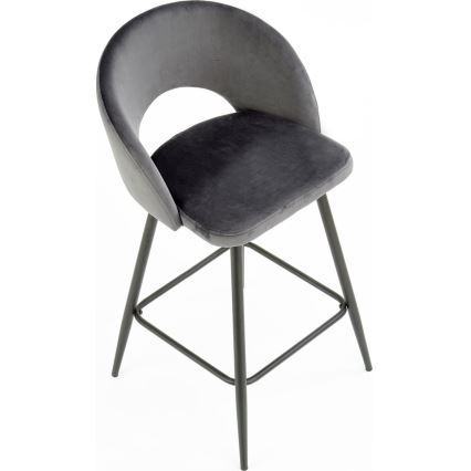 Baarijakkara 89x49 cm harmaa/musta