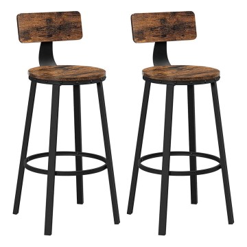 Baarituoli AVEN, ruskea/musta