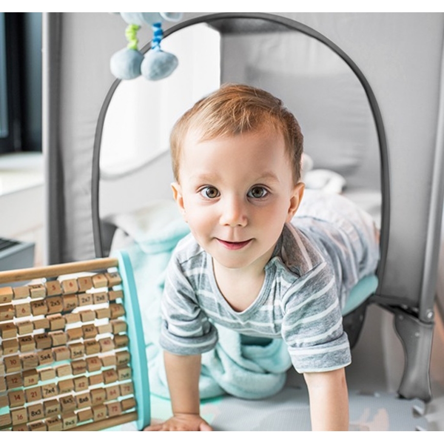 BabyOno - Matkasänky BASIC harmaa