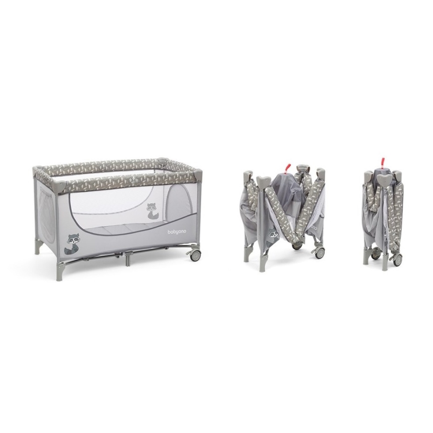 BabyOno - Matkasänky BASIC harmaa