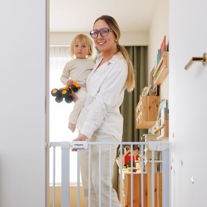BabyOno - Turvaportti 75-96 cm valkoinen