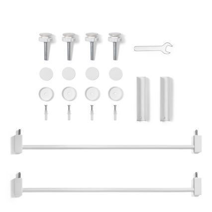 BabyOno - Turvaportti 75-96 cm valkoinen