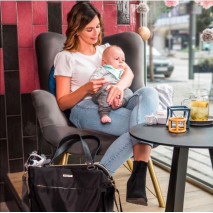 BabyOno - Vaihtolaukku rattaita varten Coco musta