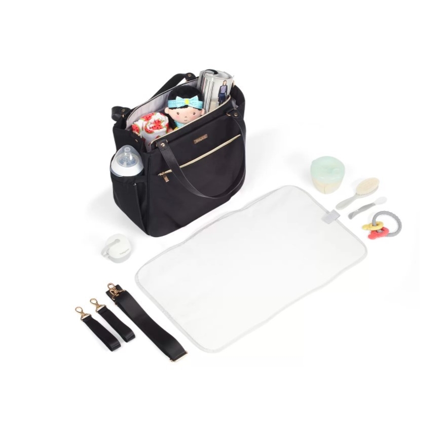 BabyOno - Vaihtolaukku rattaita varten Coco musta