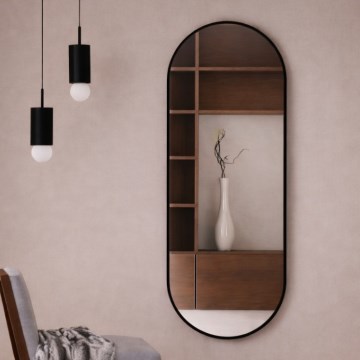 Baltica Design - TINY BORDER seinäpeili 140x60 cm, musta