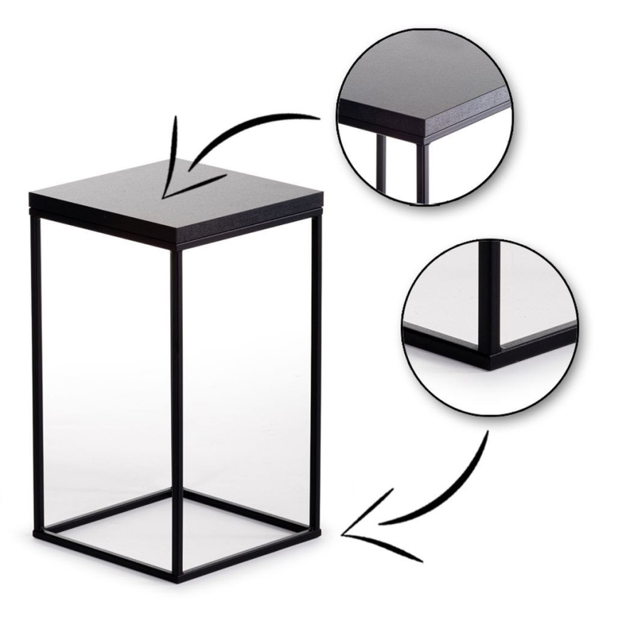 Kukkasteline BASICLOFT 40x24 musta