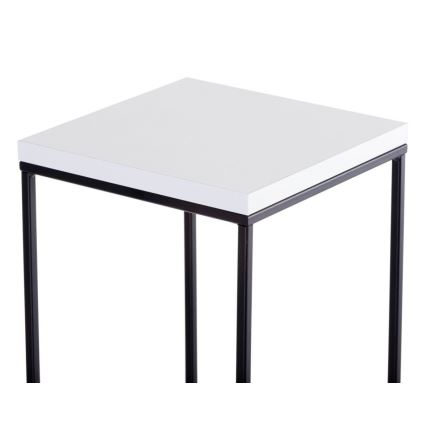 Kukkasteline BASICLOFT 40x24 valkoinen/musta