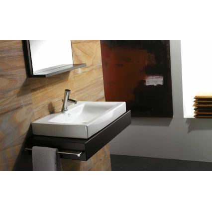 Bathco 0023 - Upotettava pesuallas MANCHESTER 70x45 cm posliini/valkoinen