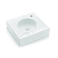 Bathco 0081 - Tasonpäällinen pesuallas GOTA 45x45 cm posliini/valkoinen