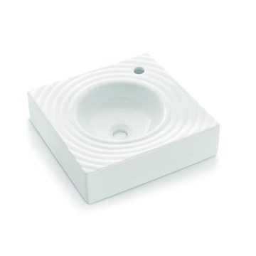Bathco 0081 - Tasonpäällinen pesuallas GOTA 45x45 cm posliini/valkoinen