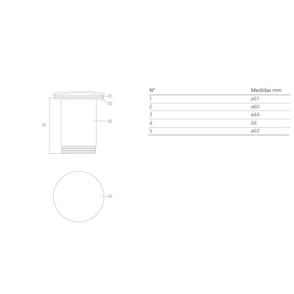 Bathco 0212BL - Pesualtaan pohjaventtiili ilman ylivuotoa CLICK-CLACK Ø 6 cm mattavalkoinen