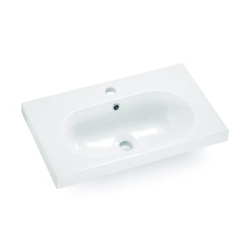 Bathco 0516 - Upotettava pesuallas ICE 60x35 cm hartsi/valkoinen
