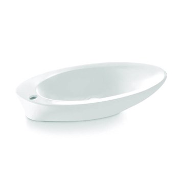 Bathco 4020 - Tasopäälle asennettava pesuallas PURE 62x37 cm posliini/valkoinen