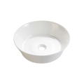 Bathco 4087 - VOLTA-tasoallas Ø 42 cm, posliini/valkoinen