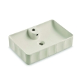 Bathco 4161 - CIRCUS tason päälle asennettava pesuallas 61 x 40,5 cm, posliini/beige