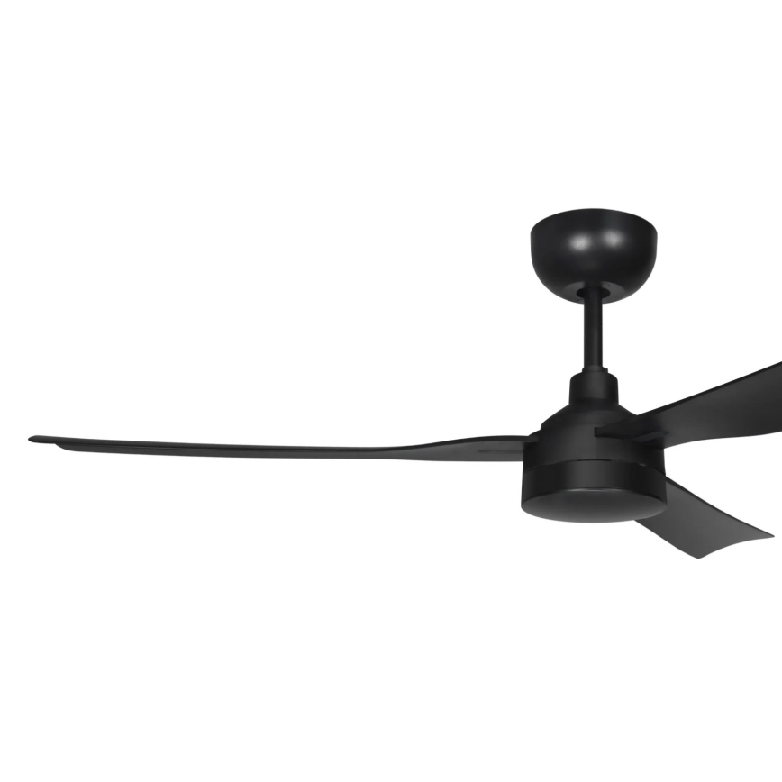 BAYSIDE 21301449 - CALYPSO kattotuuletin Ø 122 cm, musta + kaukosäädin