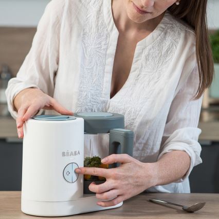 Beaba - BABYCOOK NEO 2-in-1 höyrykeitin, vihreä/valkoinen