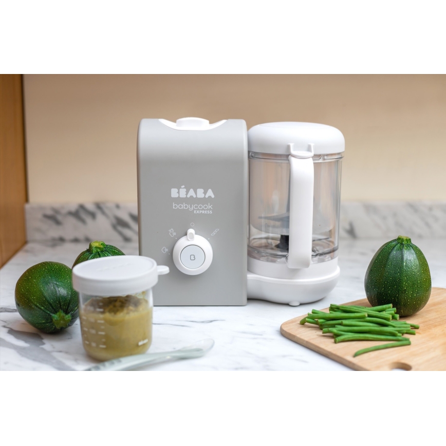 Beaba - Höyrykeitin 2in1 BABYCOOK EXPRESS harmaa
