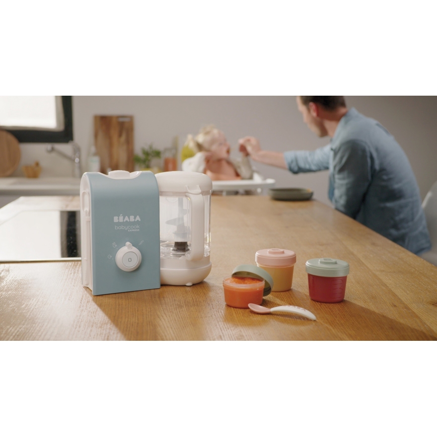 Beaba - Höyrykeitin 2in1 BABYCOOK EXPRESS sininen
