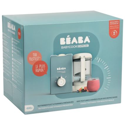 Beaba - Höyrykeitin 2in1 BABYCOOK EXPRESS sininen