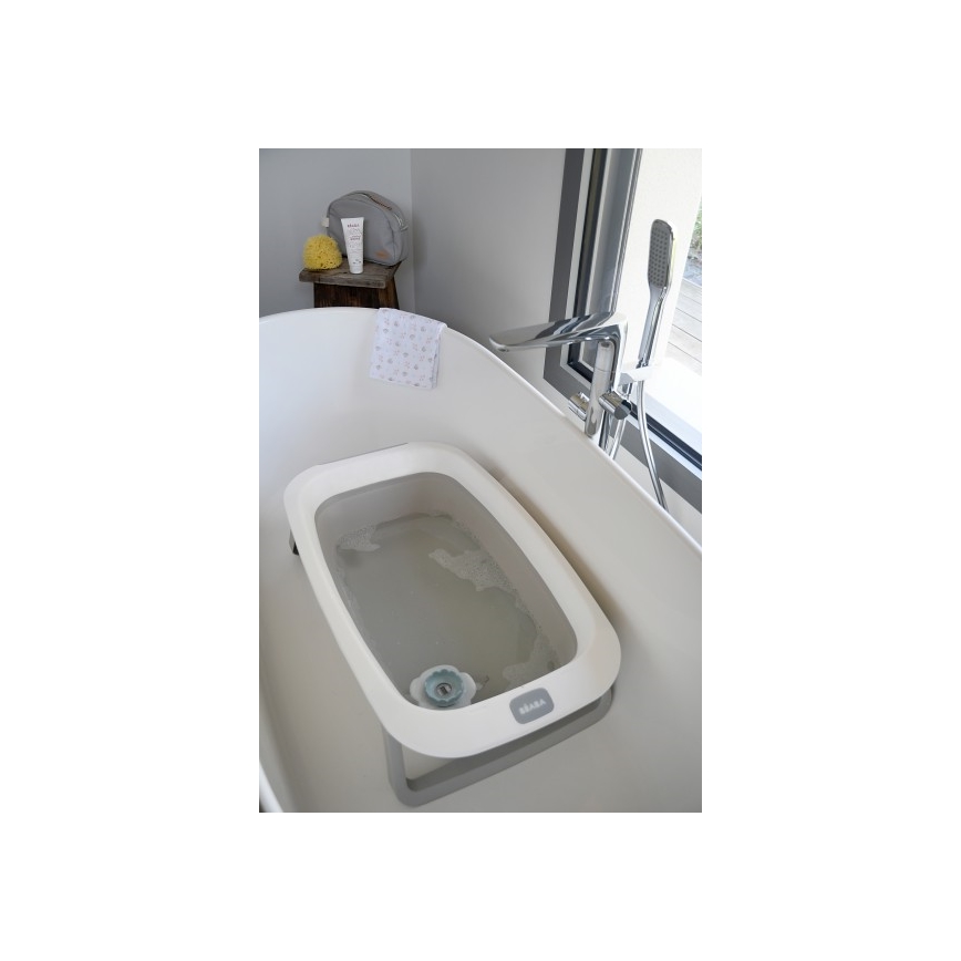 Beaba - Lasten kokoontaitettava kylpyamme harmaa