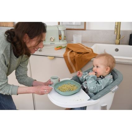 Beaba - Lasten ruokailusetti salviavihreä 4 kpl