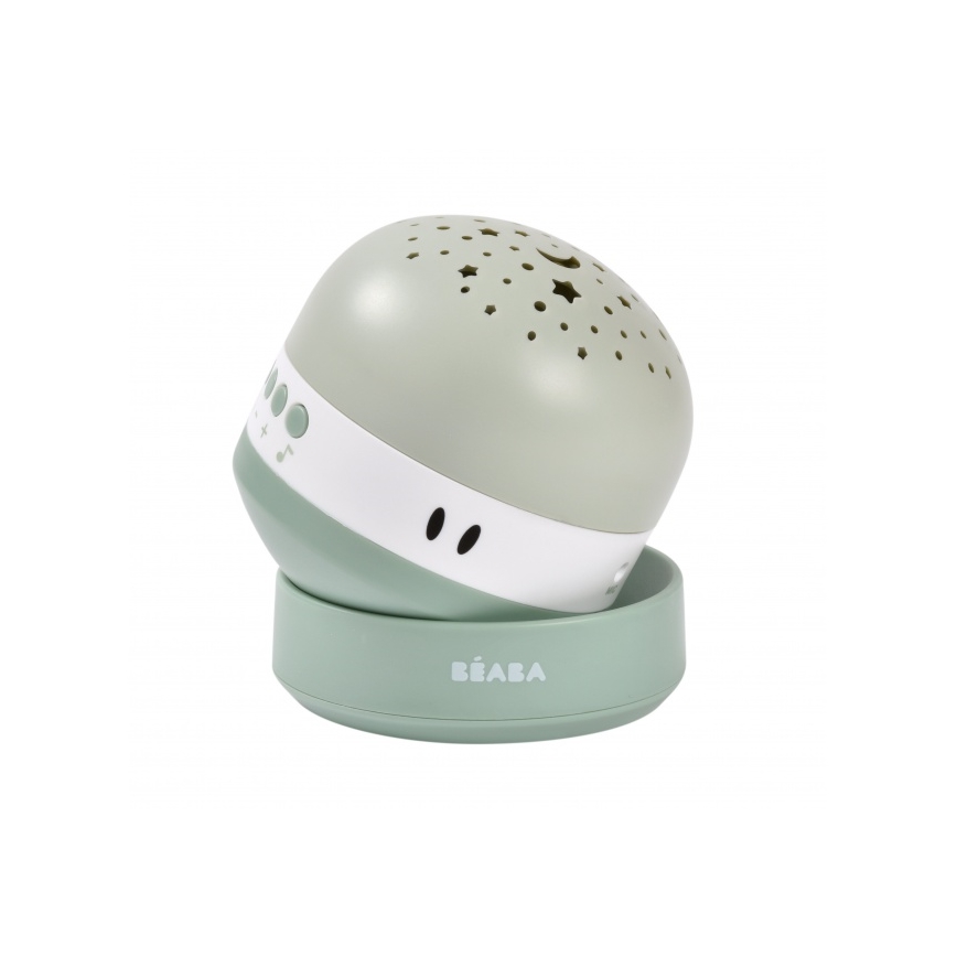 Beaba - PIXIE-melodiaprojektori USB/5V 1300 mAh vihreä