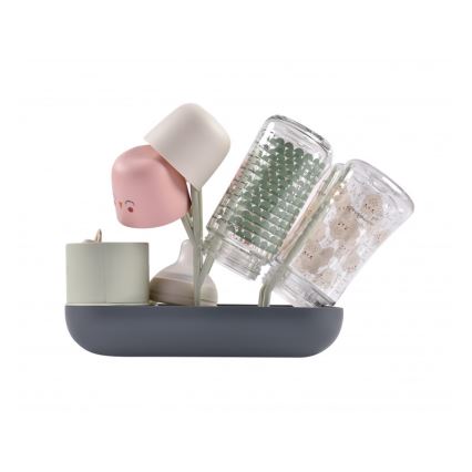 Beaba - Pullon kuivausteline vihreä/harmaa