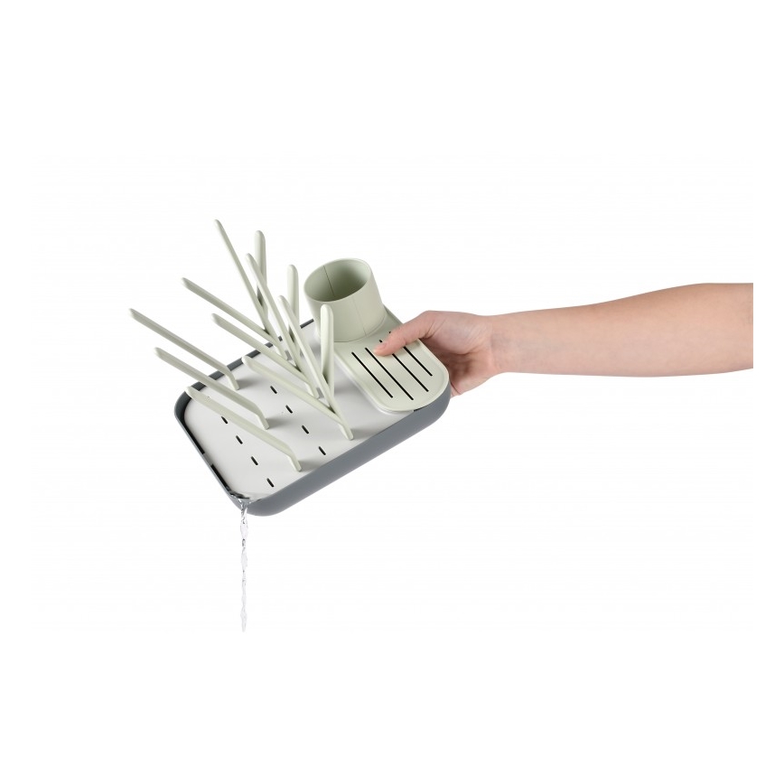 Beaba - Pullon kuivausteline vihreä/harmaa