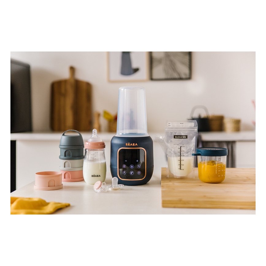Beaba - Pullonlämmitin ja sterilointilaite 5in1 tummansininen