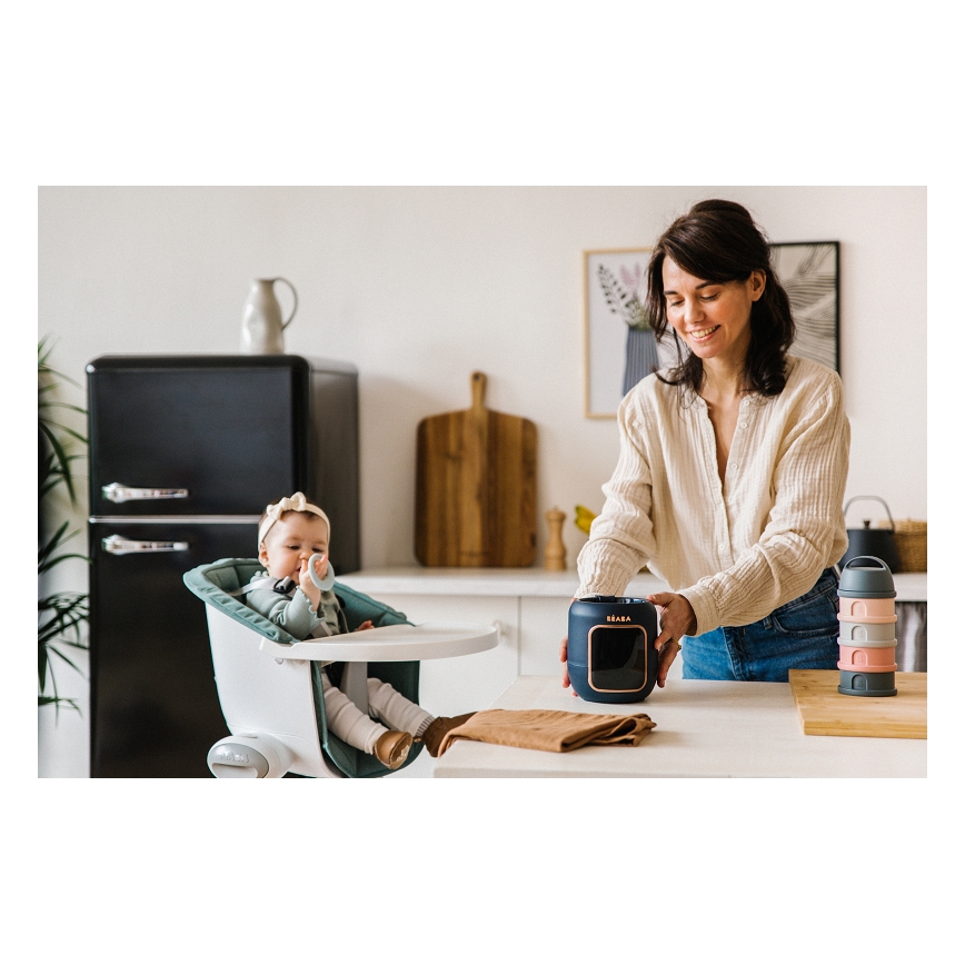 Beaba - Pullonlämmitin ja sterilointilaite 5in1 tummansininen