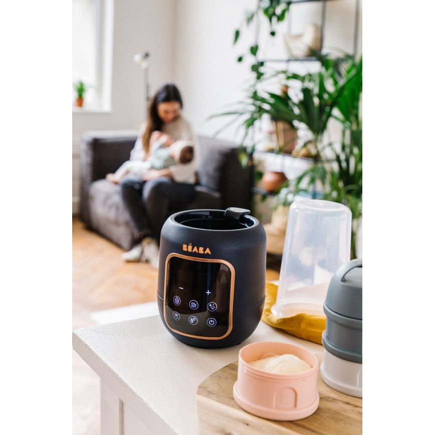 Beaba - Pullonlämmitin ja sterilointilaite 5in1 tummansininen