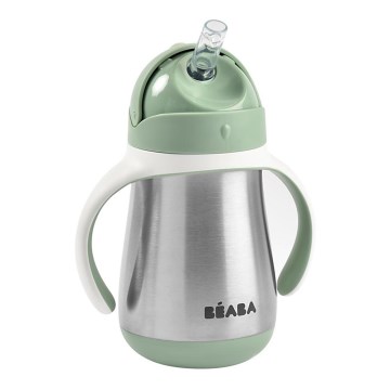 Beaba - Termosmuki pillillä 250 ml, vihreä