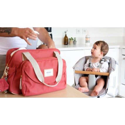 Beaba - Vaihtolaukku GENEVA punainen