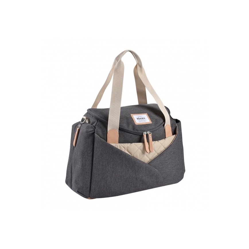 Beaba - Vaihtolaukku rattaita varten SYDNEY harmaa/beige