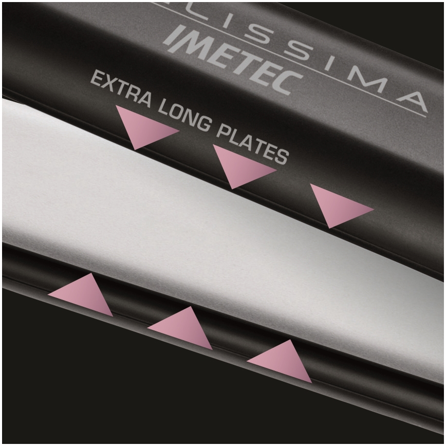 Bellissima 11140 - Hiusten suoristin 42W/230V musta