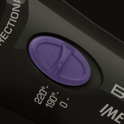 Bellissima 11307 - Pyörivä hiusten kiharrin RICCI&CURL 230V musta/violetti