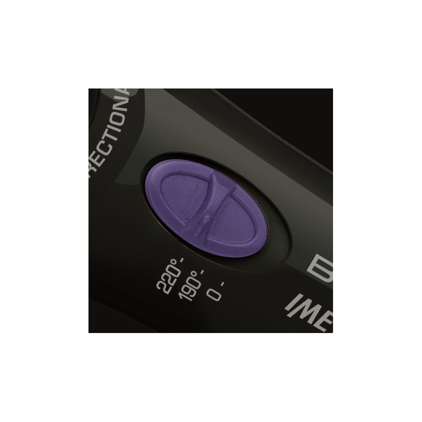 Bellissima 11307 - Pyörivä hiusten kiharrin RICCI&CURL 230V musta/violetti