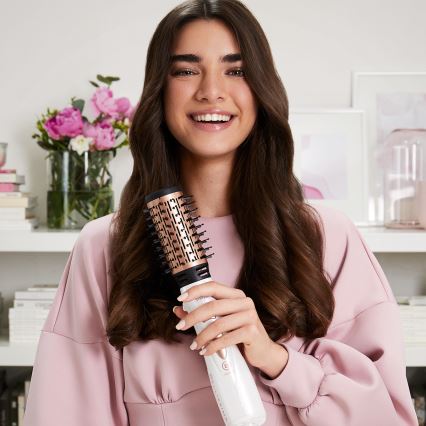 Bellissima 11726 - Kuumailmaharja 5-in-1 MY PRO 1000W/230V valkoinen/ruusukulta