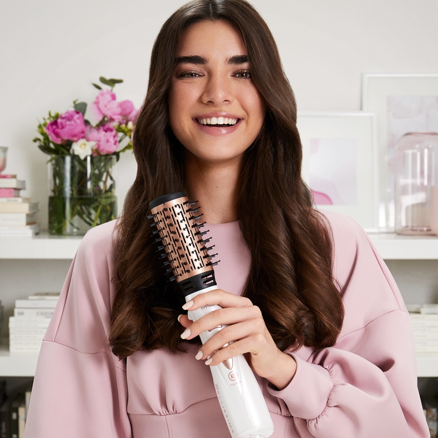 Bellissima 11726 - Kuumailmaharja 5-in-1 MY PRO 1000W/230V valkoinen/ruusukulta