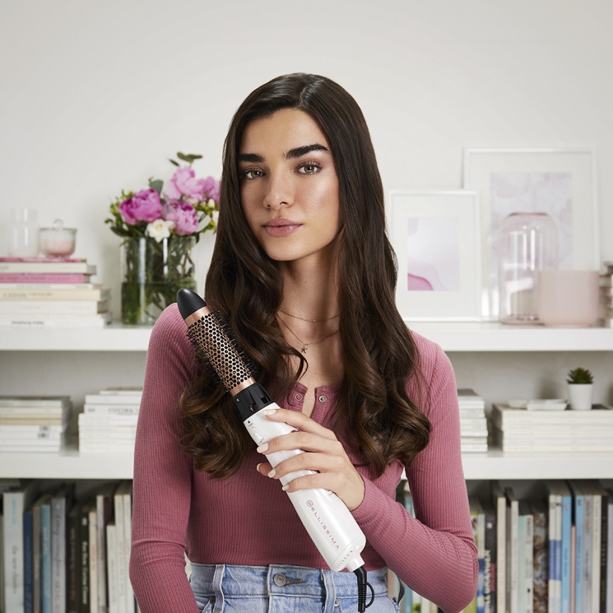 Bellissima 11726 - Kuumailmaharja 5-in-1 MY PRO 1000W/230V valkoinen/ruusukulta