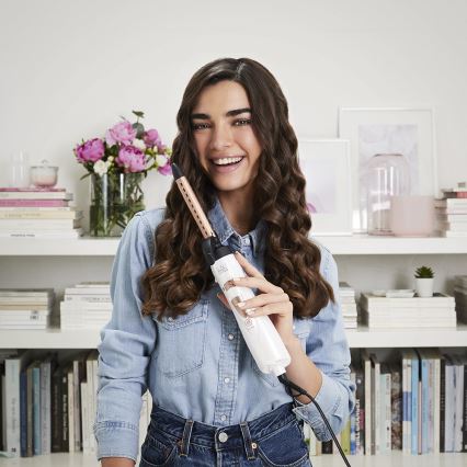 Bellissima 11726 - Kuumailmaharja 5-in-1 MY PRO 1000W/230V valkoinen/ruusukulta