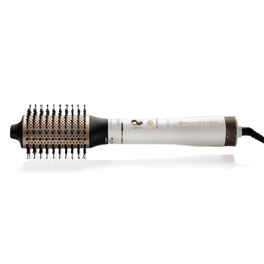 Bellissima 11847 - Kuumailmaharja 8-in-1 AIR WONDER 1000W/230V valkoinen/kulta
