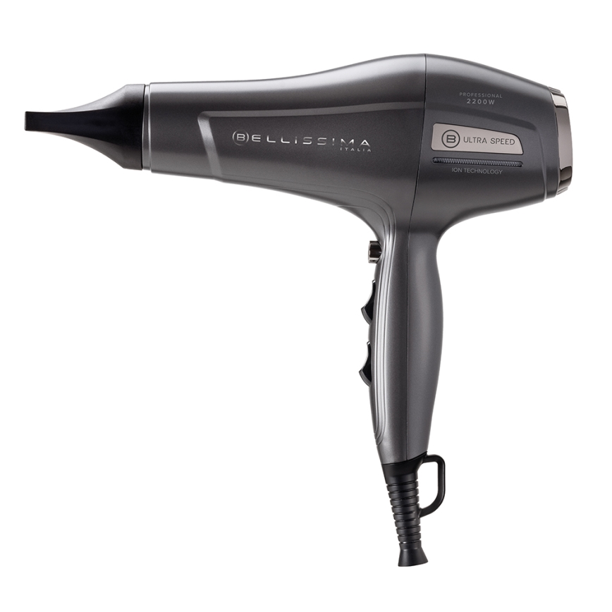 Bellissima 11859 - Hiustenkuivain ULTRA SPEED 2200W/230V musta