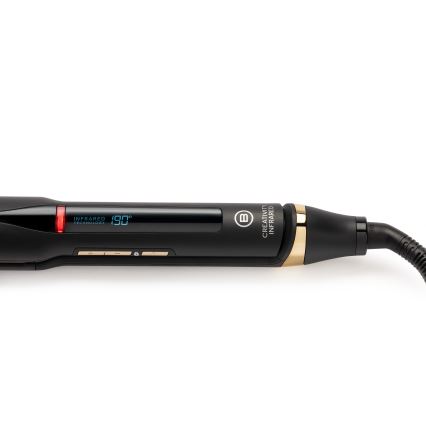 Bellissima 11948 - Hiusten suoristin LCD-näytöllä, infrapunatekniikka, 60W/230V, musta